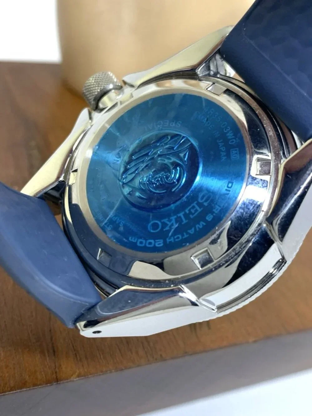 Seiko Prospex King Samurai Men's Watch SRPF79 Automatic Blue Dial Rubber 44mm